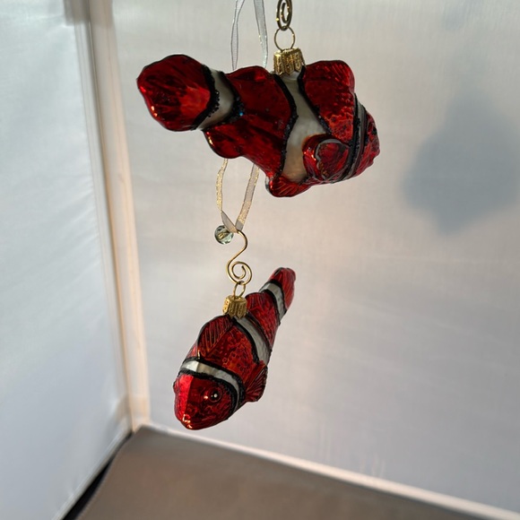 Set of two fish ornaments - Picture 1 of 3